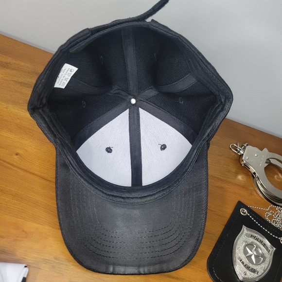 Halloween Police Uniform Cosplay Costume Adult Womens Small Blue Skirt Hat Cuffs - Picture 8 of 11